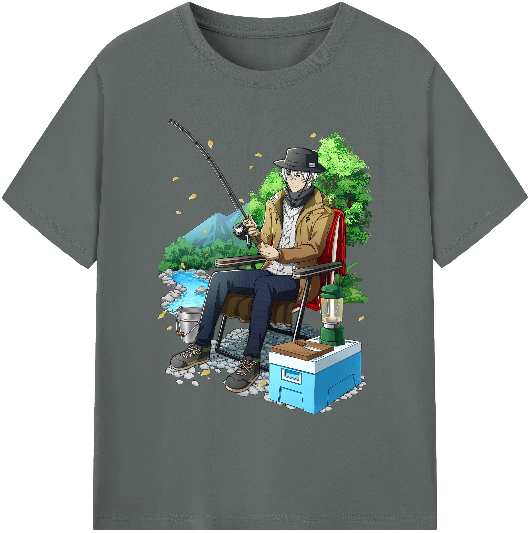 （画像用） 文豪ストレイドッグス Bungo Stray Dogs 綿100％ メンズ半袖Tシャツ｜肌触りやわらか＆通気性